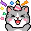 🎊 Эмодзи «❤ DOUHUA Cat» для Telegram