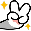 ✌️ Эмодзи «❤ DOUHUA Cat» для Telegram