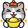 ✨ Эмодзи «❤ DOUHUA Cat» для Telegram