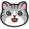 😵‍💫 Эмодзи «❤ DOUHUA Cat» для Telegram