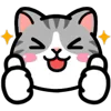 👍 Эмодзи «❤ DOUHUA Cat» для Telegram