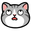 🙄 Эмодзи «❤ DOUHUA Cat» для Telegram
