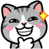 😏 Эмодзи «❤ DOUHUA Cat» для Telegram