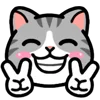 ✌️ Эмодзи «❤ DOUHUA Cat» для Telegram
