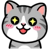 🤩 Эмодзи «❤ DOUHUA Cat» для Telegram