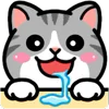 🤤 Эмодзи «❤ DOUHUA Cat» для Telegram