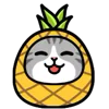 🍍 Эмодзи «❤ DOUHUA Cat» для Telegram