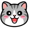😳 Эмодзи «❤ DOUHUA Cat» для Telegram