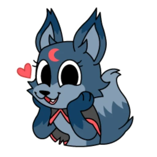 🐺 Стикер «Dandys World» для Telegram