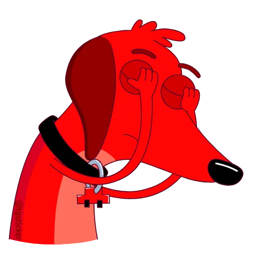 🤦‍♂️ Стикер «Taxi Dachshund» для Telegram