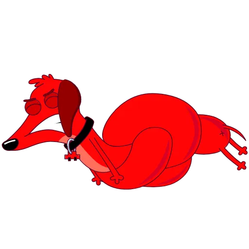 😵 Стикер «Taxi Dachshund» для Telegram