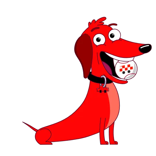 🐕 Стикер «Taxi Dachshund» для Telegram