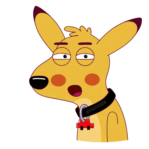 😮 Стикер «Taxi Dachshund» для Telegram