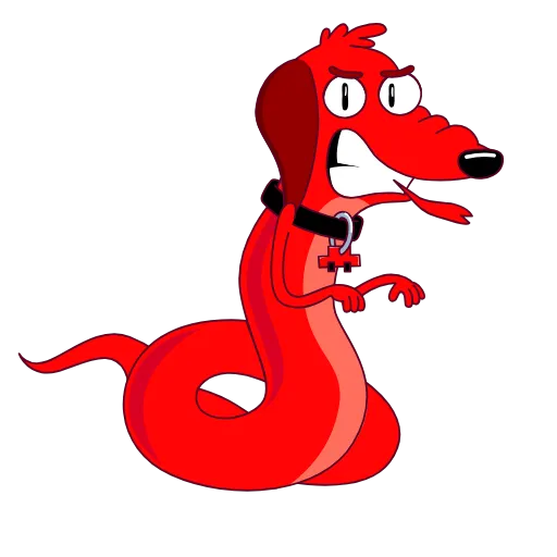 🐍 Стикер «Taxi Dachshund» для Telegram