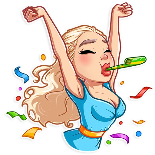 🎉 Стикер «Daenerys Targaryen» для Telegram
