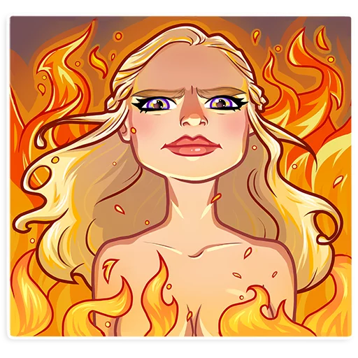 😡 Стикер «Daenerys Targaryen» для Telegram