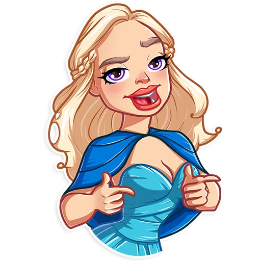 😉 Стикер «Daenerys Targaryen» для Telegram