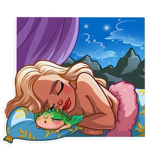 😴 Стикер «Daenerys Targaryen» для Telegram