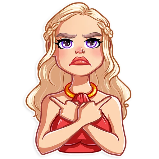 🖕 Стикер «Daenerys Targaryen» для Telegram