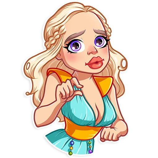 ☺️ Стикер «Daenerys Targaryen» для Telegram