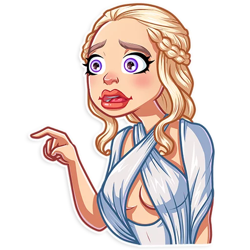 😟 Стикер «Daenerys Targaryen» для Telegram