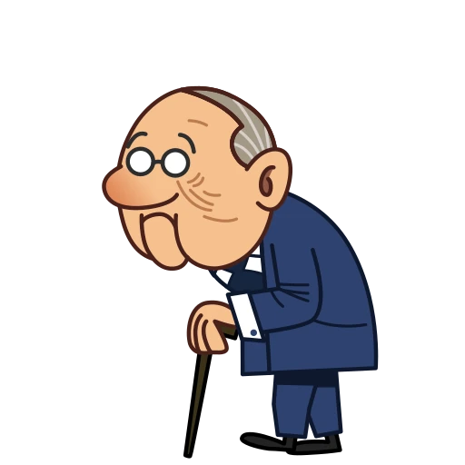 👴 Стикер «Danchoicoin.com» для Telegram
