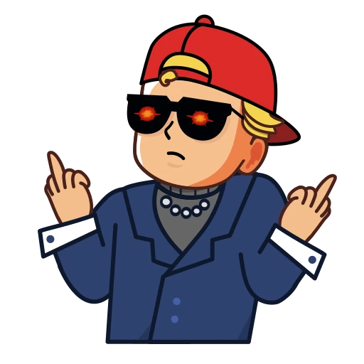 🖕 Стикер «Danchoicoin.com» для Telegram