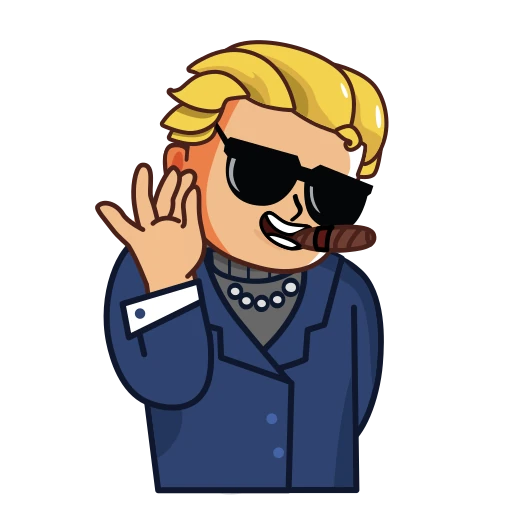 😎 Стикер «Danchoicoin.com» для Telegram