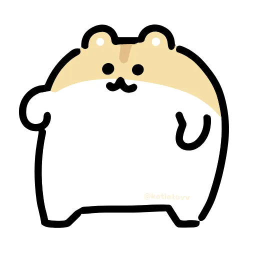 🐹 Эмодзи «Dancing Hamster» для Telegram