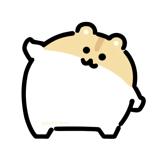 🐹 Эмодзи «Dancing Hamster» для Telegram