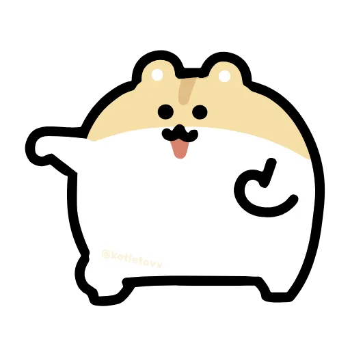 🐹 Эмодзи «Dancing Hamster» для Telegram