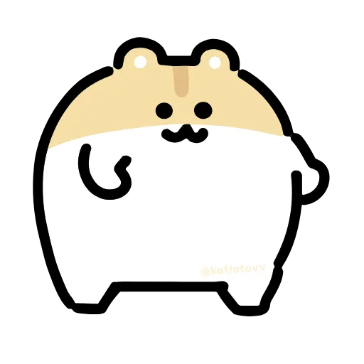 🐹 Эмодзи «Dancing Hamster» для Telegram