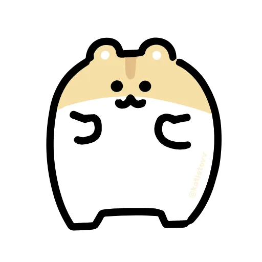 🐹 Эмодзи «Dancing Hamster» для Telegram