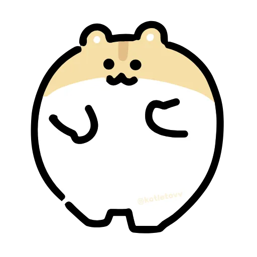 🐹 Эмодзи «Dancing Hamster» для Telegram