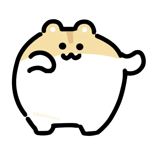 🐹 Эмодзи «Dancing Hamster» для Telegram