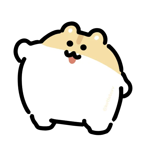 🐹 Эмодзи «Dancing Hamster» для Telegram
