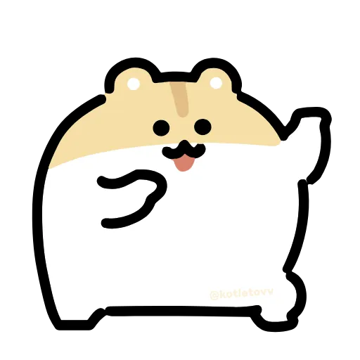 🐹 Эмодзи «Dancing Hamster» для Telegram