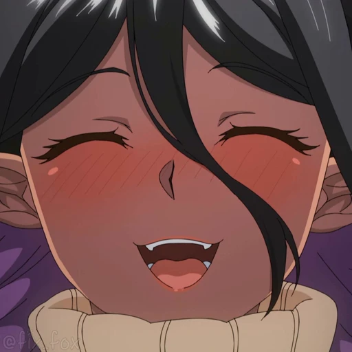 😊 Стикер «Yandere Dark Elf» для Telegram
