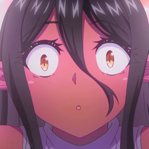 👀 Стикер «Yandere Dark Elf» для Telegram