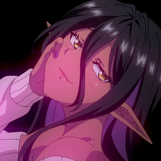 😈 Стикер «Yandere Dark Elf» для Telegram