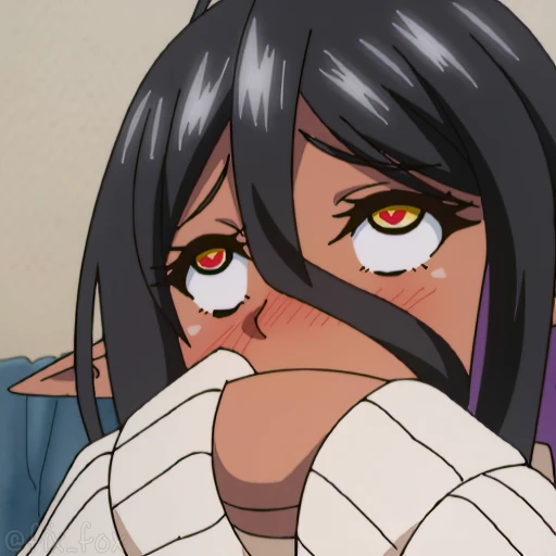 😍 Стикер «Yandere Dark Elf» для Telegram