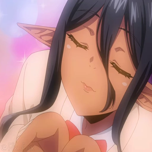 🥵 Стикер «Yandere Dark Elf» для Telegram