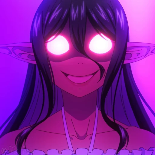 😈 Стикер «Yandere Dark Elf» для Telegram