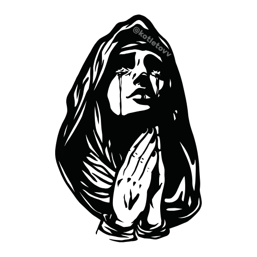 🙏 Эмодзи «Dark Vibes» для Telegram