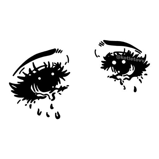 😭 Эмодзи «Dark Vibes» для Telegram