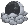 🤩 Эмодзи «Серый шрифт, иконки» для Telegram