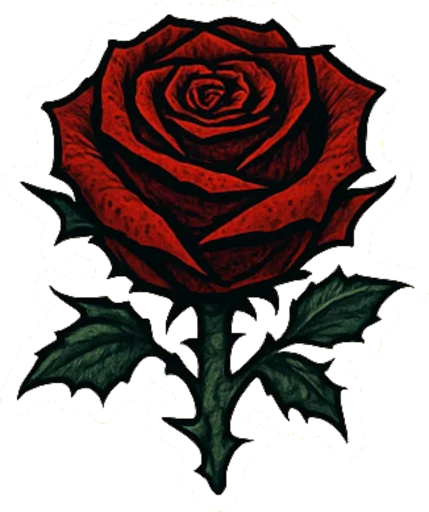 🌹 Стикер «Dark_fantasy» для Telegram