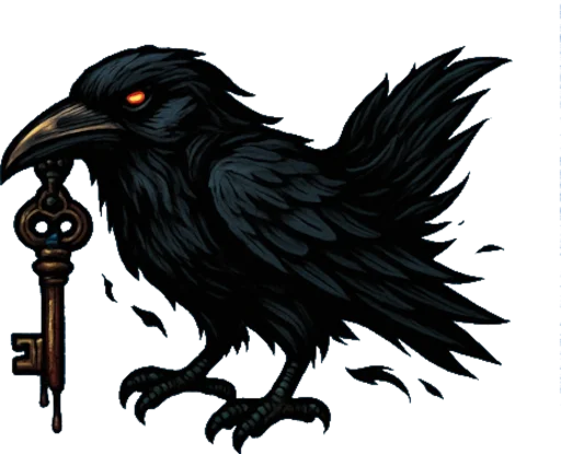 🦉 Стикер «Dark_fantasy» для Telegram