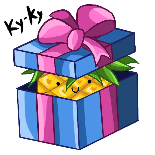 🎁 Стикер «Ананасики» для Telegram