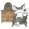 💿 Эмодзи «Котик Даян» для Telegram